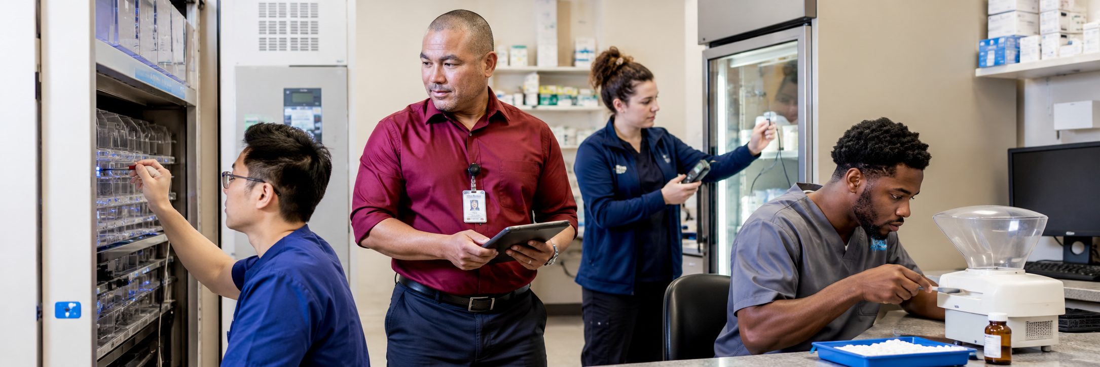 Anesthesia machine preventive maintenance | BiomedRx HTM services Biomedical equipment technicians performing anesthesia machine preventive maintenance