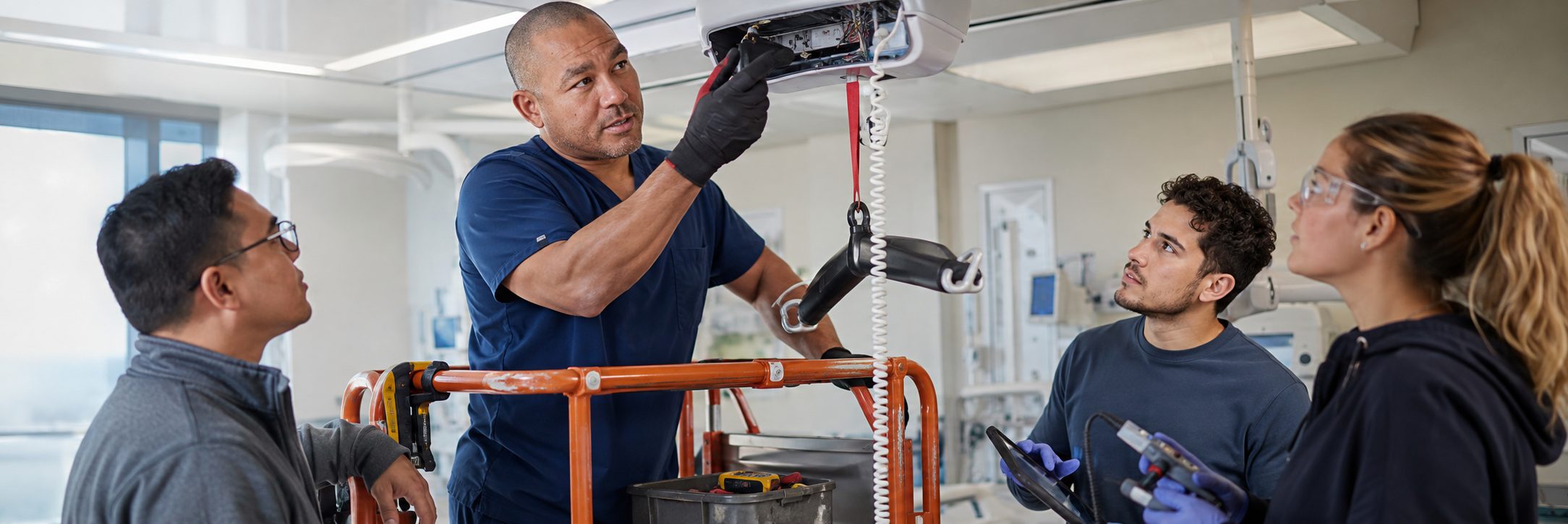 Clinical laboratory analyzer service and maintenance | BiomedRx HTM services Clinical laboratory analyzer service and preventive maintenance by biomedical technicians