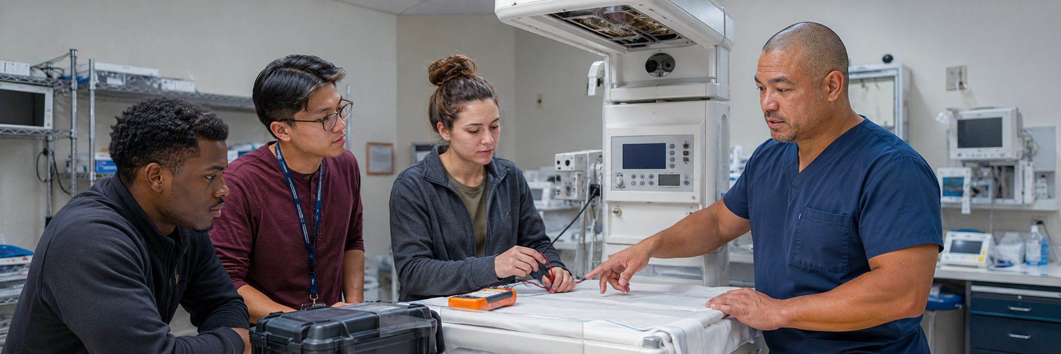 Clinical laboratory analyzer service and maintenance | BiomedRx HTM services Clinical laboratory analyzer service and preventive maintenance by biomedical technicians