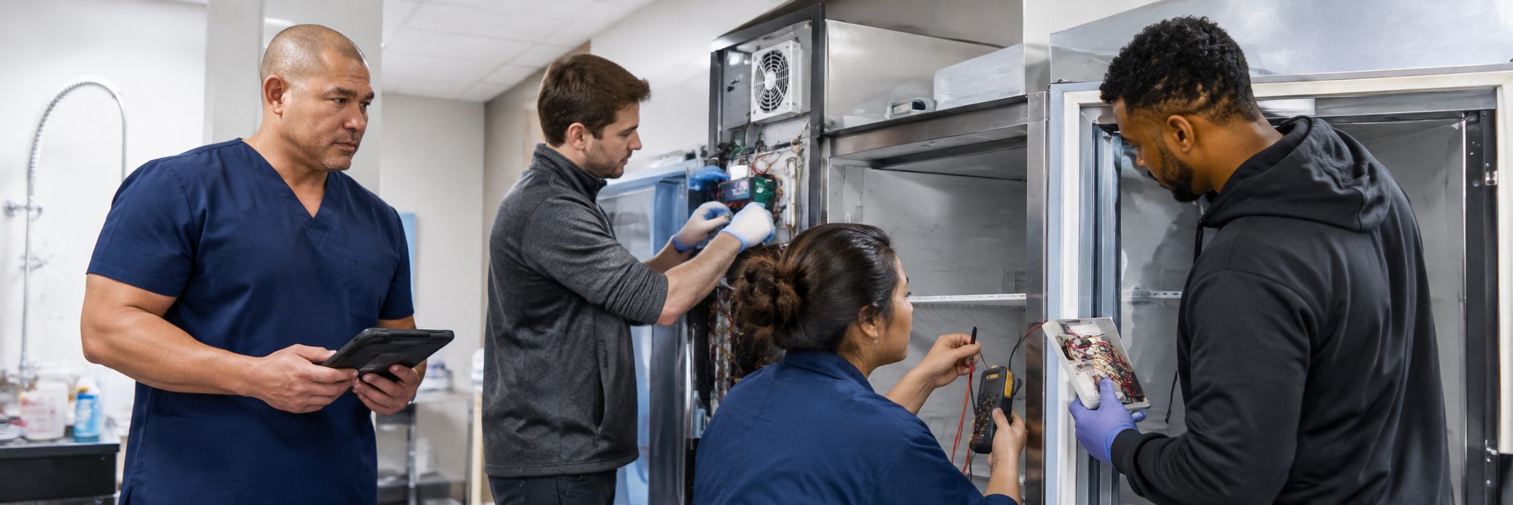 Clinical laboratory analyzer service and maintenance | BiomedRx HTM services Clinical laboratory analyzer service and preventive maintenance by biomedical technicians