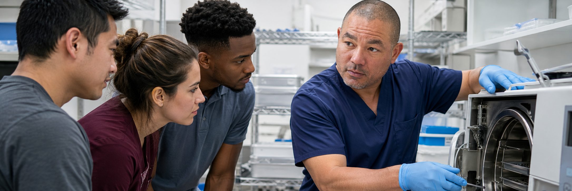 Biosafety cabinet certification and airflow testing | BiomedRx HTM services Laboratory biosafety cabinet certification and airflow testing by HTM specialists
