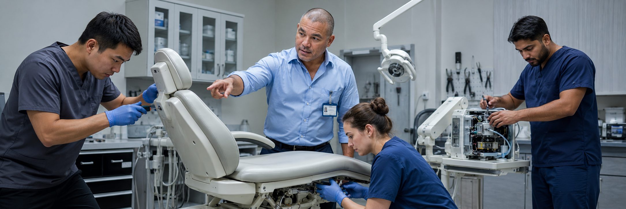Mammography and medical imaging equipment service | BiomedRx HTM services Medical imaging equipment service on a mammography system with test instrumentation