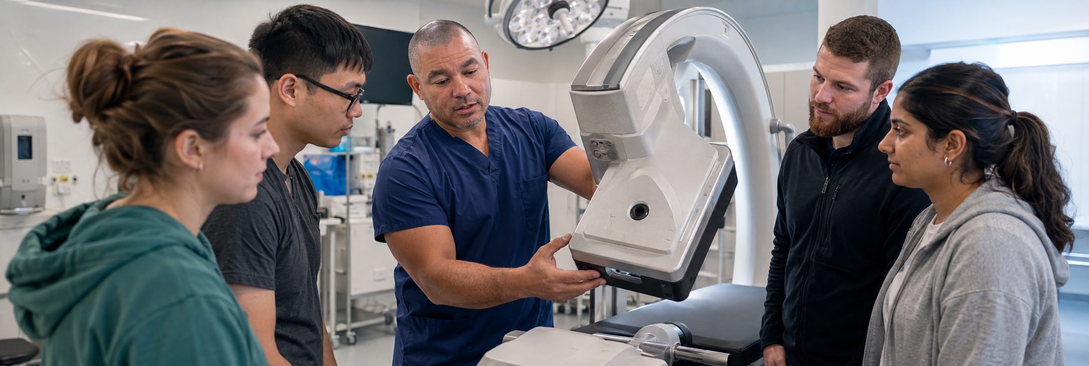 Mammography and medical imaging equipment service | BiomedRx HTM services Medical imaging equipment service on a mammography system with test instrumentation